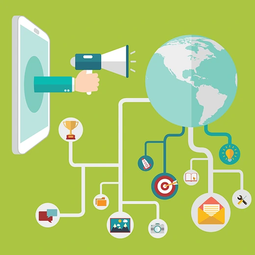 Team collaborating on sales outreach